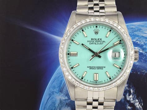 rolex tiffany blue women|More.